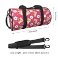 thumbnail image 5 of Sigee Piggy Sunflower Printed Multi-compartment Sports Gym Bag for Men and Women Large Capacity Travel Bag, Overnight Bag, 5 of 8