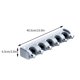 thumbnail image 5 of Mop, Garden Tool Rack, Smart Cool Wall Mounted Storage, Foldable, Metal Frame, 2-Tier Design, for Kitchen, High Capacity, Heavy Duty, Space Saving, Easy Installation, for Home, 5 of 8