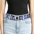 thumbnail image 5 of Buckle-Down Belt, Seatbelt Buckle Belt, Greece Flags, 34 to 52 Inches, 5 of 9