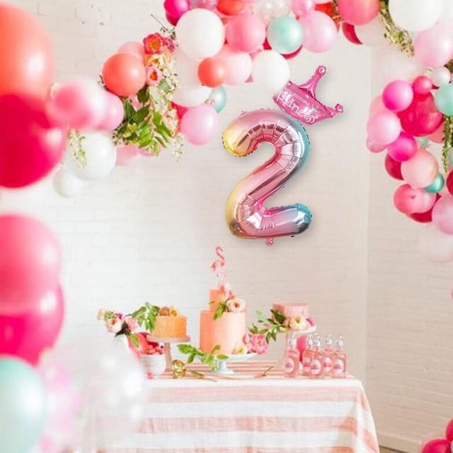 Used For Birthday Party Anniversary Celebration 32IN Number Decoration