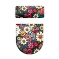 thumbnail image 4 of HELLHERO Stretch Toilet Top Cover Set Soft Universal Elastic Installation Toilet Seat Cover Set Elastic Bottom Indoor Home Dust-Proof U-Shaped, 4 of 7