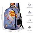 thumbnail image 2 of Phineas And Ferb Backpacks Lightweight Casual Bookbags Travel Daypack Bookbags for Camping Hiking, 2 of 8