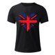 thumbnail image 4 of Mens Casual Manga Corta Botón Abajo Camisetas Estados Unidos Bandera Impresión Cuello Redondo Suéter Camiseta, Poliéster Casual Uso Diario para Hombres, 4 of 5
