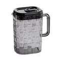 thumbnail image 1 of Transparent Plastic Beverage Pitcher with Lid and Handle , Stylish and Durable for Home and Commercial Use Black, 1 of 7