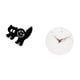 thumbnail image 5 of Reloj de pared,Reloj de pared decorativo para baño o dormitorio,Reloj de pared,Reloj de pared decorativo para baño o dormitorio,Reloj de pared redondo silencioso,sin tictac,ideal para regalar., 5 of 8