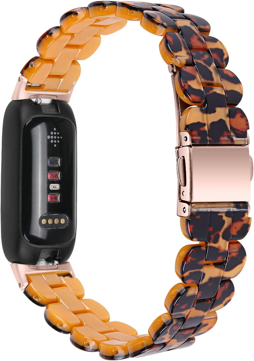 REQO Resin Bands Compatible with Fitbit inspire 3 Health & Fitness Tracker Watch, Replacement Stylish Bracelet Resin Sport Strap Wristbands for Fitbit inspire 3 for Women Men Girl Boy