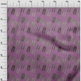 thumbnail image 3 of oneOone Cotton Jersey Magenta Fabric Leaves Quilting Supplies Print Sewing Fabric By The Yard 58 Inch Wide-aB, 3 of 5