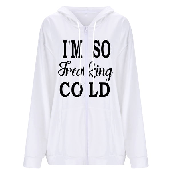 Gibobby Sudadera con cierre, Sudaderas con Cierre para Mujer Y2K con Bolsillos para un Look Casual y Chic(Blanco,M)