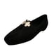 thumbnail image 2 of Sombrero cuadrado de corte bajo de color sólido de tacón grueso para mujer con zapatos individuales de media boca Wmkox8yii  shjk7189, 2 of 5