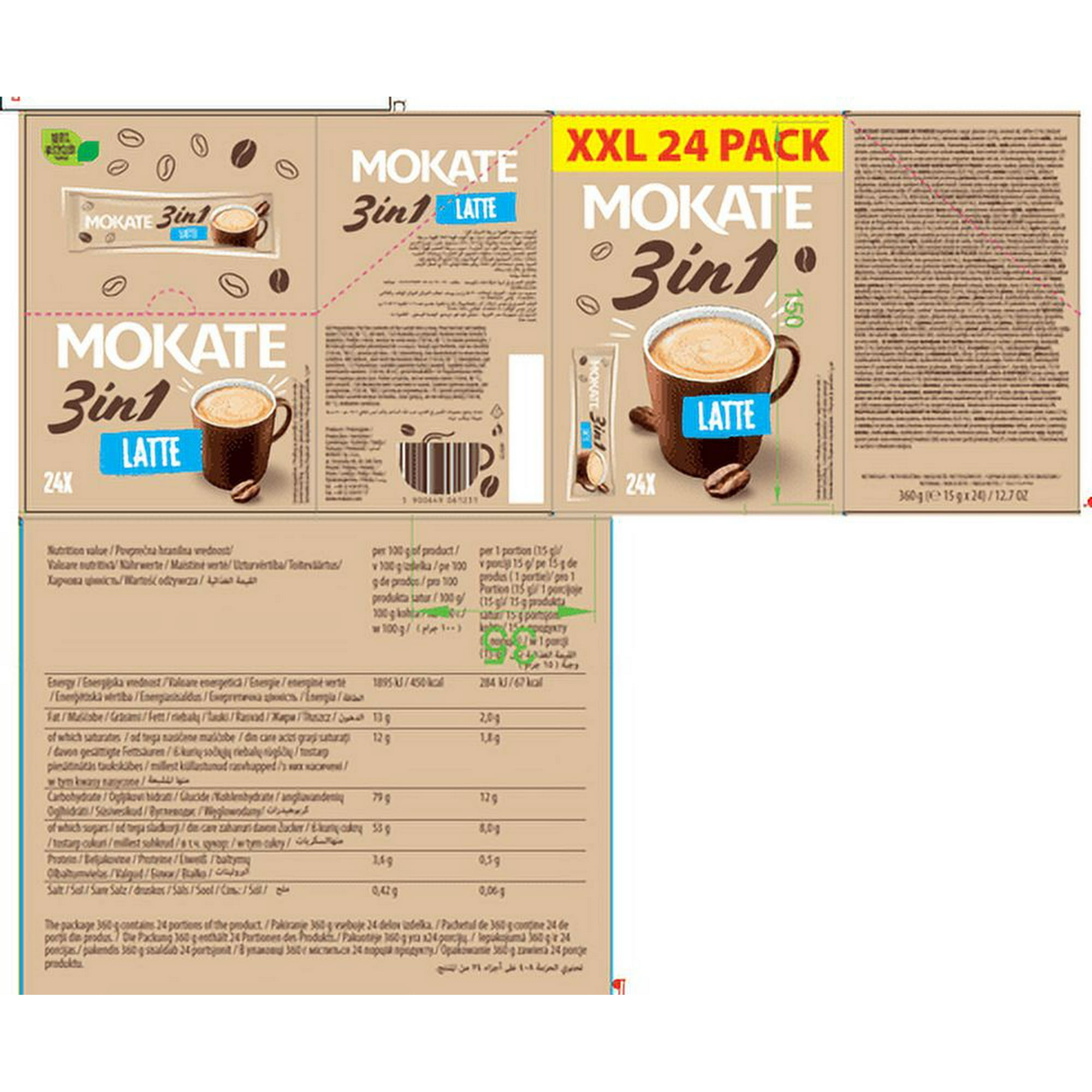 Mixes Mokate XXL Latte 3n1, Mixes Mokate Latte XXL 3in1 - Walmart.ca