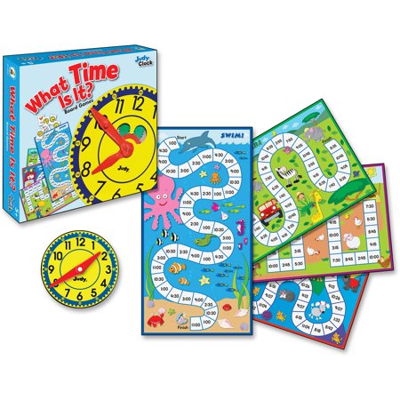 Carson-Dellosa, CDP140314, Grades K-3 What Time Is It Board Game, 1 (Best Nes Games Of All Time)