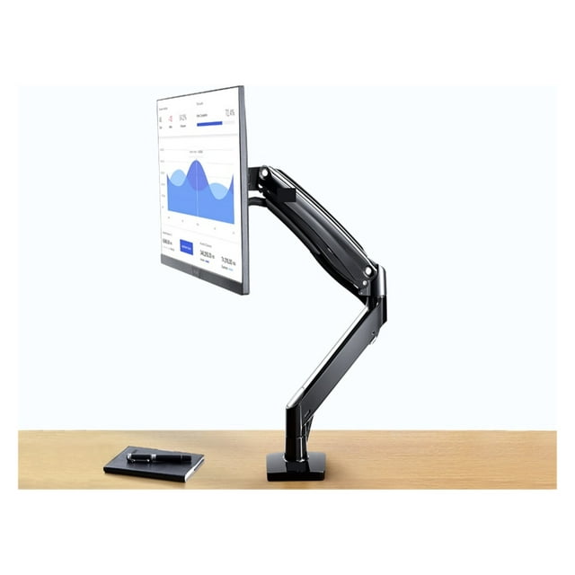 F100A Gas Spring Arm 22-35 Inch Screen Desktop Monitor Holder 360 Rotate 3-12kgs Monitor Mount Arm With USB 3.0 Port ,Easy to Use