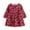 Red01, variant on LYMAYTER Kids Girls Printed Dresses Newborn Floral Elastic Dress Toddler Spring Fall Long Sleeved Dress for 6 Months - 6 Years