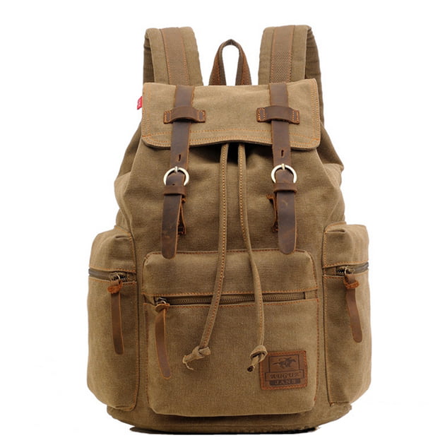 Overlook Hotel Casual Style Lightweight Canvas Backpack School Bag Travel Backpack