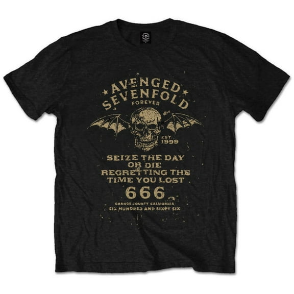 Avenged Sevenfold Unisex T-Shirt Seize the Day (Large)