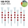 thumbnail image 1 of 100 pcs Golf Tees, Reduce Friction & Side Spin, Stable & Durable Natural Biodegradable Professional Golf Tees, 1 of 9