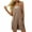 Khaki, variant on Womens Summer Casual Sleeveless Romper Loose Crew Neck Lounge Overalls Jumpsuit with Pockets 2025 Bright Pink S
