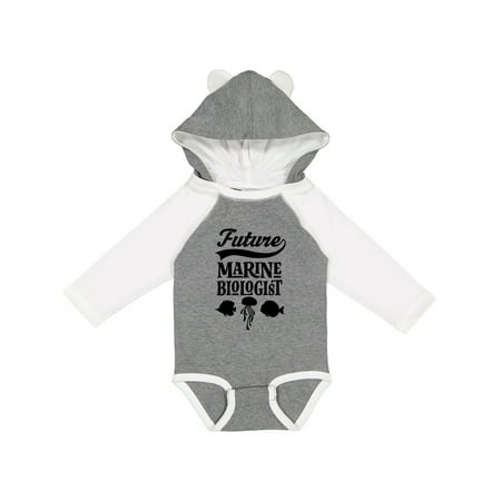 

Inktastic Future Marine Biologist Childs Gift Baby Boy or Baby Girl Long Sleeve Bodysuit