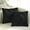 Black, variant on decorUhome Pack of 2 Throw Pillow Covers 18x18, Soft Plush Faux Wool Couch Pillow Covers, Beige (Pillow Cover Only, No Inserts Included)