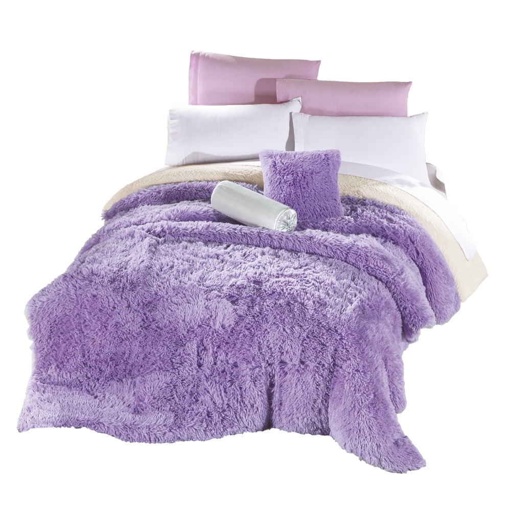 Cobertor Ultrasuave Matrimonial Poliester Morado Concord | Cuotas Sin