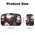 thumbnail image 5 of Santa Claus Oxford Cloth Waterproof USB Pouch with Hard Drive Cases, Hard Drive Bag, Charger Storage Organizer, Cable Organizer Clips - 5.9x9.44x3.14 in, 5 of 6