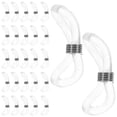 thumbnail image 2 of FRCOLOR 25pcs Non-slip Rubber Eyeglasses Sunglasses Chain Holder Cord Ends, 2 of 5