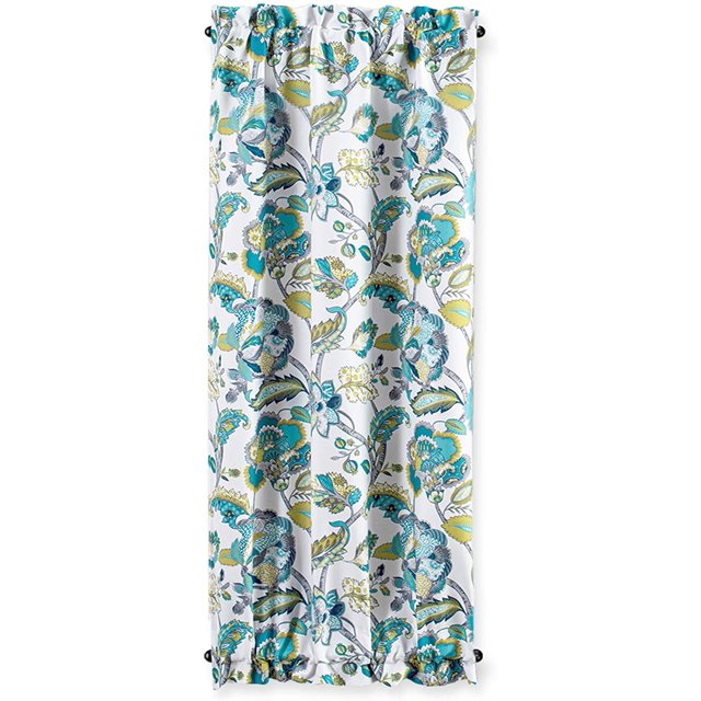 DriftAway Layla Style Américain Classique Isolant Thermique Doublé Rideau de Panneau de Porte Occultant Réglable Tieback