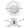thumbnail image 3 of Luxrite 5/6 inch LED Recessed Retrofit Downlight, 14W=90W, 5 Color Selectable, Dimmable, 1100 Lumens, Wet Rated 12-Pack, 3 of 7