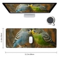thumbnail image 2 of Heduofu Parakeets Love-Birds Parrots on Branch Non-Slip Mouse Pads Rubber Desk Mat Easy Clean Laptop Writing Mat for Office Home  31.5x11.8 in, 2 of 6