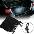 thumbnail image 4 of Organizador de bolsillo de malla de carga de doble capa para maletero trasero de coche universal, 4 of 10