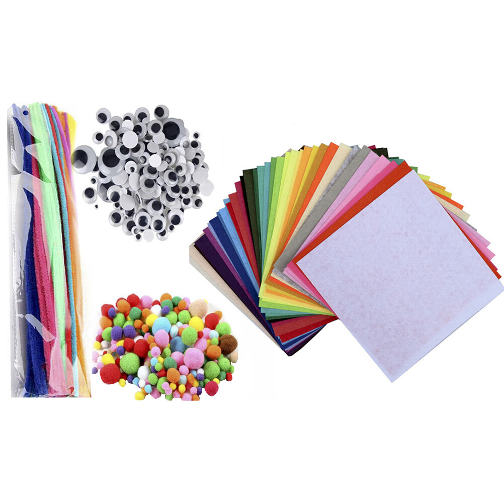 Diy toy kit 1 Set Twisted Sticks Felt Cloths DIY Handmade Toy Kit