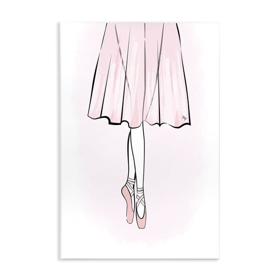 Stupell Industries Contemporary Dress & Ballet Shoes Wall Plaque Art, 10 x 15, by Martina Pavlova