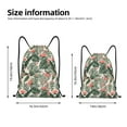 thumbnail image 4 of Easygdp Palm Trees and Tropical Drawstring Backpack, Beach Sackpack, Travel Sackpack Lightweight for Sports, Gym, Travel, Swimming - Small, 4 of 9