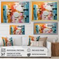 thumbnail image 5 of Designart "Play Forms Colorful Orange and Blue Delight II" Extra Large Abstract Framed Wall Art - Modern Orange Abstract Geometric Entryway Framed Wall Art, 5 of 7