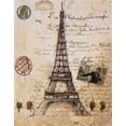 thumbnail image 2 of Liz Jardine 35x44 Gallery Wrapped Canvas Wall Art Titled - La Tour Eiffel, 2 of 4
