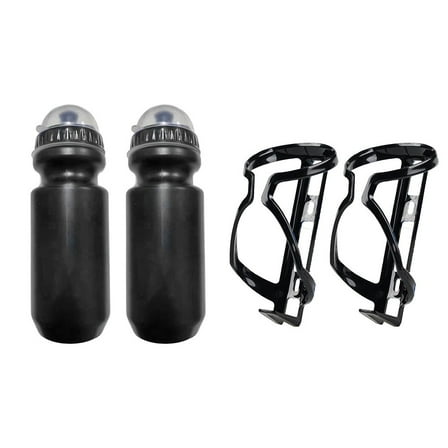 Mingyiq mountain bike road bike water bottle and waterbottle holder 4PACK 650ML