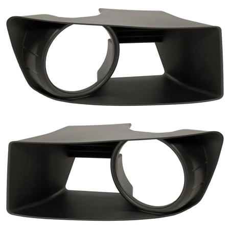 New Front Left and Front Right Fog Light Trim Compatible With Dodge Caliber SXT 4 Cyl 2.0L Caliber SRT-4 4 Cyl 2.4L 2007-2010 By CH1038116 CH1039116 5030291AC 5030290AC