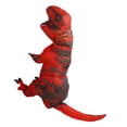 thumbnail image 4 of Disfraz de dinosaurio T-Rex inflable para Halloween, cosplay, fiesta, Navidad, niño, 120-140 cm, rojo, 4 of 14