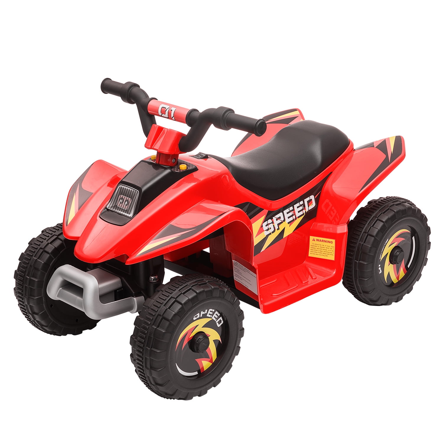 Kepooman 6V Ride On ATV Car, Kids Electric Car with 4 Wheeler and Music, Red Kepooman 6V Ride On ATV Car, Kids Electric Car with 4 Wheeler and Music, Red
