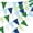Golf, variant on 49.21 ft 60 Pieces Golf Print Party Pennant Banner Flags Decor Gingham String Triangle Flags for Birthday Baby Shower Golf Camp Bachelorette BBQ Party Decorations Supplies