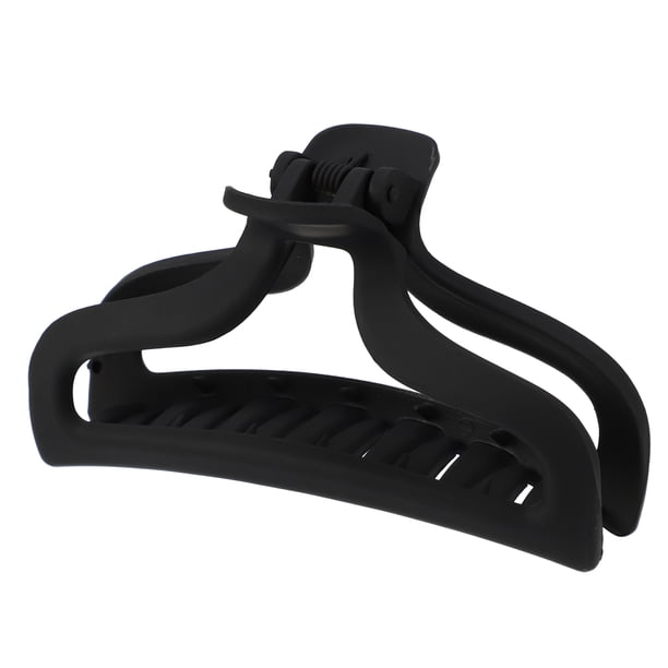 1 pieza de pinzas de plástico para el cabello, pinzas para el cabello, pasadores para el cabello para mujeres, negro, 3.78''x1.85''x1.42''