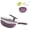 Light Purple, variant on 12 Inch Titanium Alloy Non Stick Pot with Lid with Steamer,Nonstick Frying Pan Cookware Sets,Multi-Purpose Deep Saute Pan,Titanium Pans for Cooking (Red)