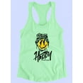 thumbnail image 3 of Graffiti Style Melty Face Racerback Tank Women -Image by Shutterstock, Female x-Small, 3 of 4