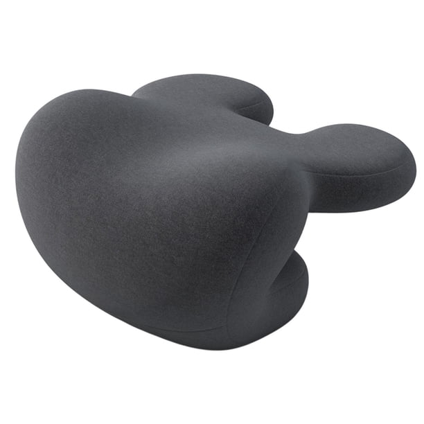 Almohada para la siesta Reposacabezas Almohada lavable para la hora del almuerzo Almohada ergonómica de espuma viscoelástica Gris oscuro