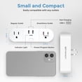 thumbnail image 5 of Emerson SmartVoice 4-in-1 Dual Wall Plug, Offline 30+ Voice Commands, No APP, No WIFI, Smart Outlet w/ 2 AC Outlets, 2 USB-A , Timer, ETL Listed, 5 of 8