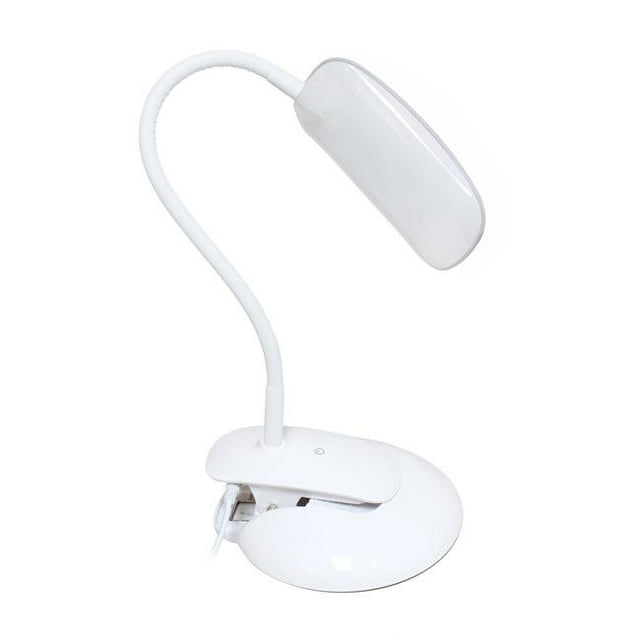 Simple Designs Flexi LED Lumière à Clip Arrondie, Gris