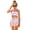 Red, variant on Girls Two Piece Swimsuit Bow Print Ruffle Hem Bikini Set for Pool Beach Summer Fun, Multicolor, Size 8-12Y