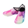thumbnail image 3 of LTTVQM Water Shoes for Women Men Stretch Packable Quick-Dry Barefoot Aqua Socks for Beach Swim Surf Yoga Exercise Sports Breathable Athletic Non Slip Shoes Dark Purple 36(US-5.5Women/US-4.5Men), 3 of 5