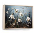 thumbnail image 2 of Designart "Whispering Moonlit Snowdrops III" Snowdrops Floater Framed Canvas Prints, 2 of 5
