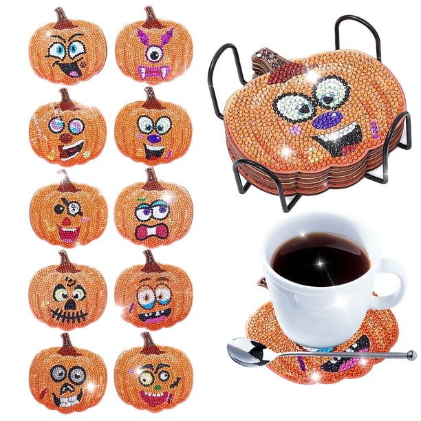 DIY Diamonds Cup Mat Ornament Diamond Art Posavasos Posavasos para adultos Niños Hugtrwg Para estrenar